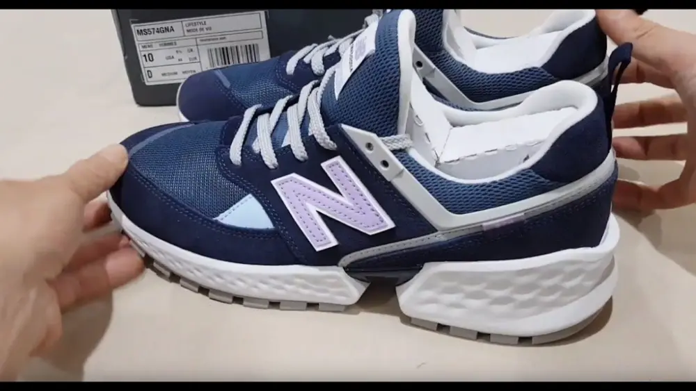 Giày New Balance 574 Sport 'Navy Pigment' MS574GNA - Ảnh 3