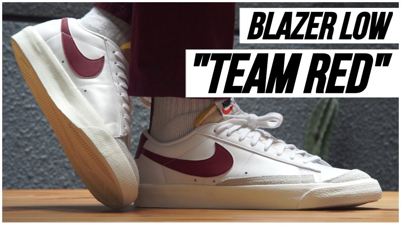 Giày Nike Blazer Low '77 (GS) Team Red DA4074-102 - Ảnh 6