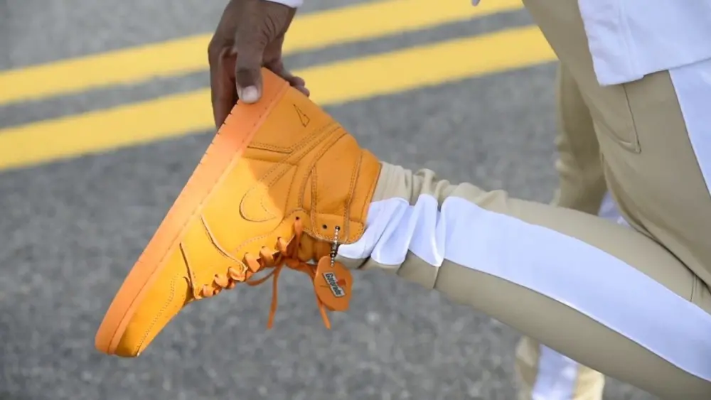 Giày Nike Jordan 1 Retro High Gatorade 'Orange Peel' AJ6000-880 - Ảnh 7
