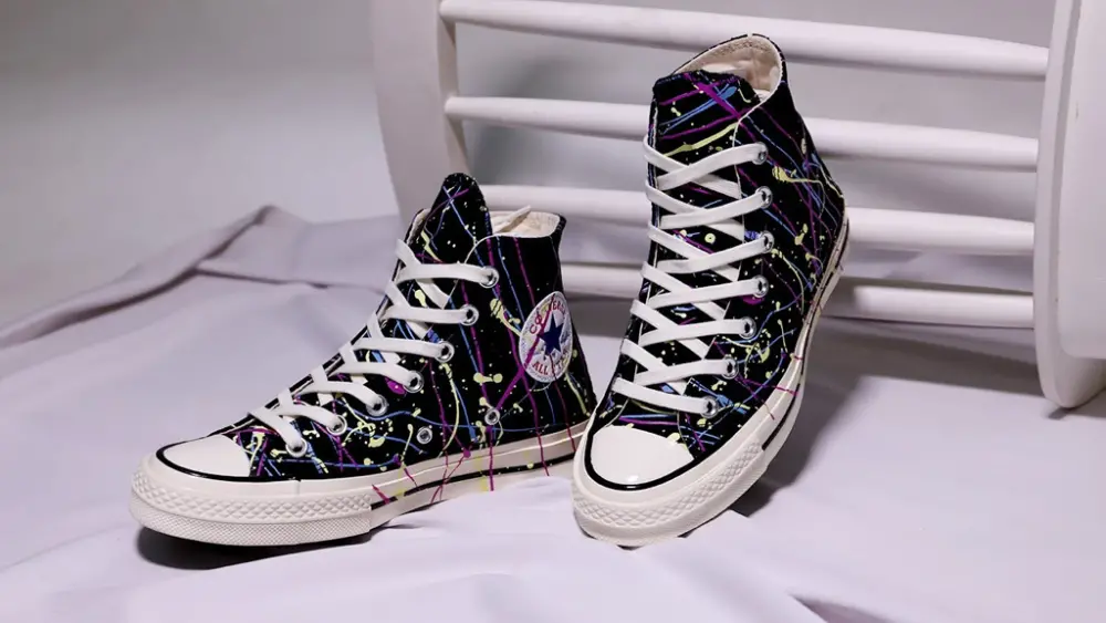 Giày Converse Chuck 70 High 'Paint Splatter Black' 170801C - Ảnh 6