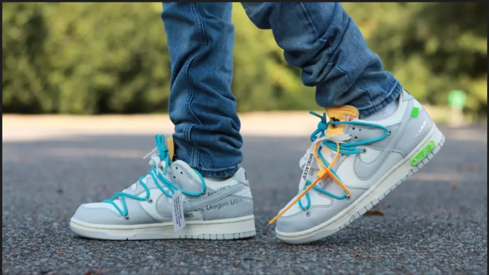 Giày Nike Off-White x Dunk Low 'Lot 14 of 50' DJ0950-106 - Ảnh 10