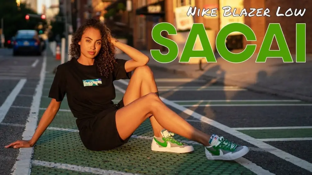 Giày Nike Sacai x Blazer Low 'Classic Green' DD1877-001 - Ảnh 6
