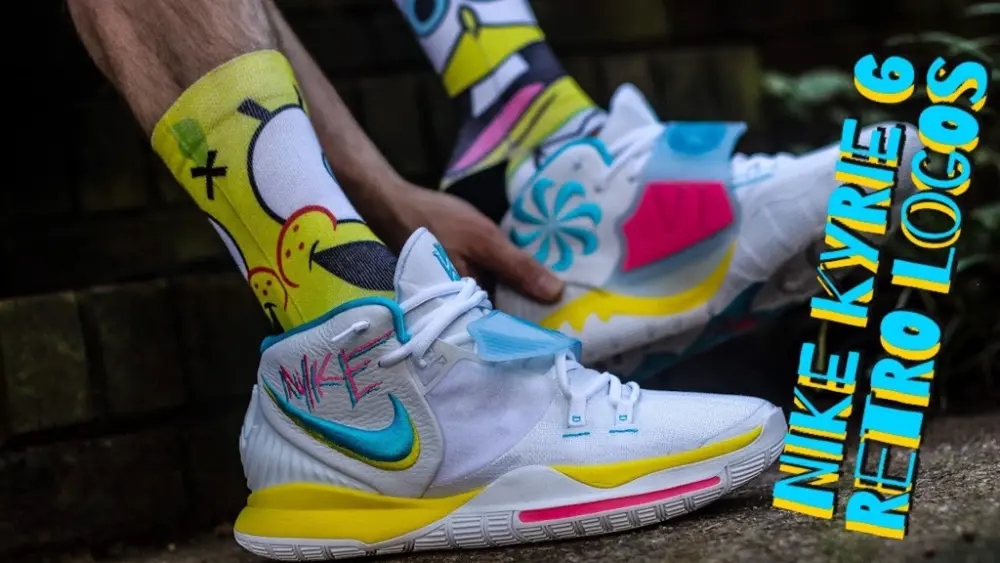 Alternative view of Giày Nike Kyrie 6 'Neon Graffiti' BQ4630-101