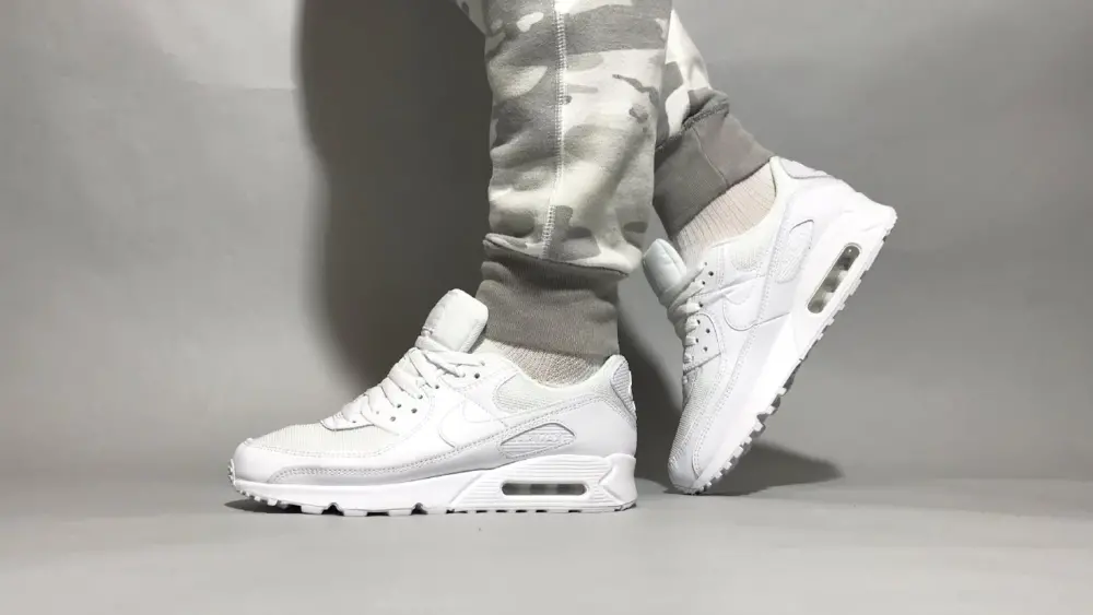 Giày Nike Air Max 90 Recraft 'Triple White' CN8490-100 - Ảnh 6