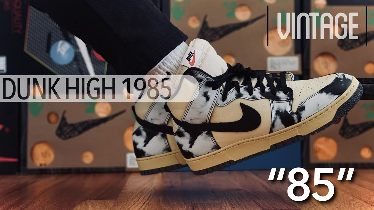 Giày Nike Dunk High 1985 'Black Acid Wash' DD9404-700 - Ảnh 5