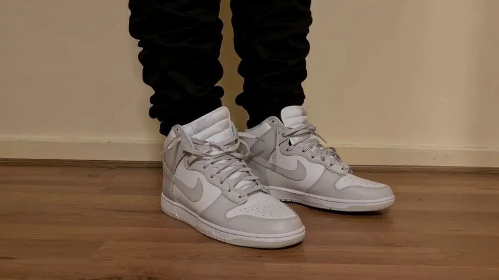 Giày Nike Dunk High 'Vast Grey' DD1399-100 - Ảnh 7