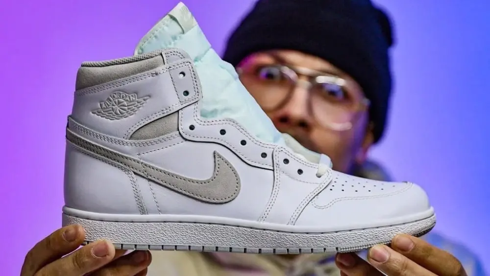 Giày Nike Air Jordan 1 Retro High 85 OG Neutral Grey BQ4422-100 - Ảnh 4