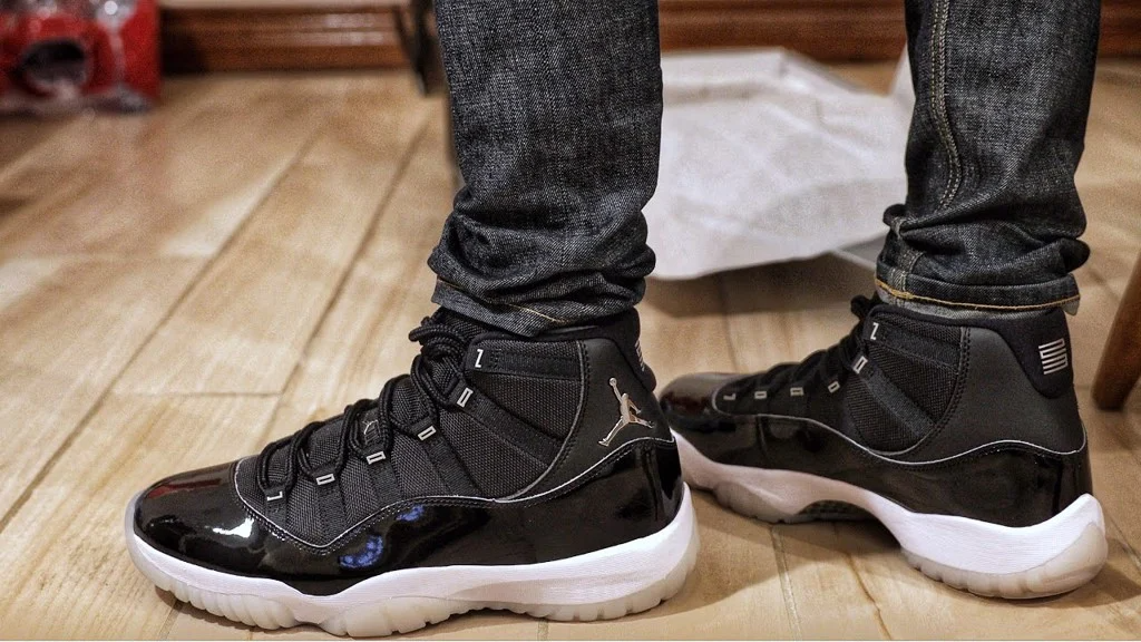 Giày Nike Air Jordan 11 Retro GS Jubilee 25th Anniversary 378038-011 - Ảnh 4