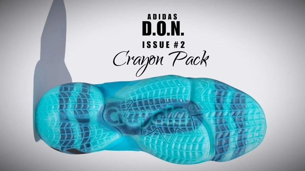 Giày Adidas Crayola x D.O.N. Issue #2 GCA 'Signal Cyan' FW9047 - Ảnh 4