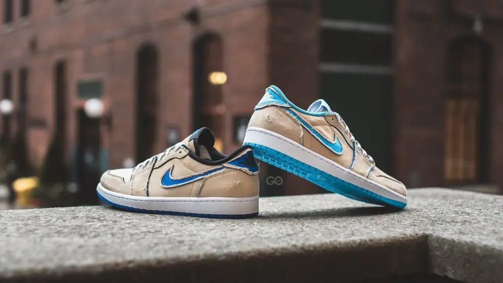 Giày Nike Jordan 1 Low SB QS Lance Mountain Desert Ore CJ7891-200 - Ảnh 5