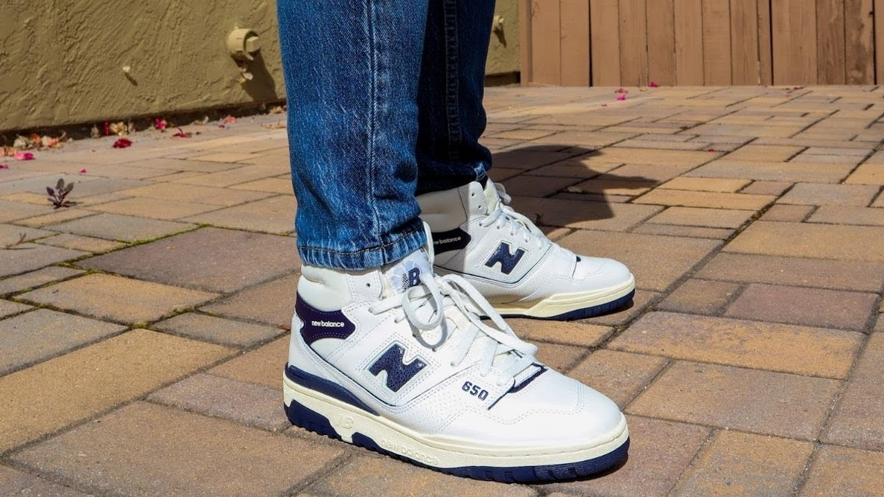 Giày New Balance 650R "Aime Leon Dore White Navy" BB650RD1 - Ảnh 2