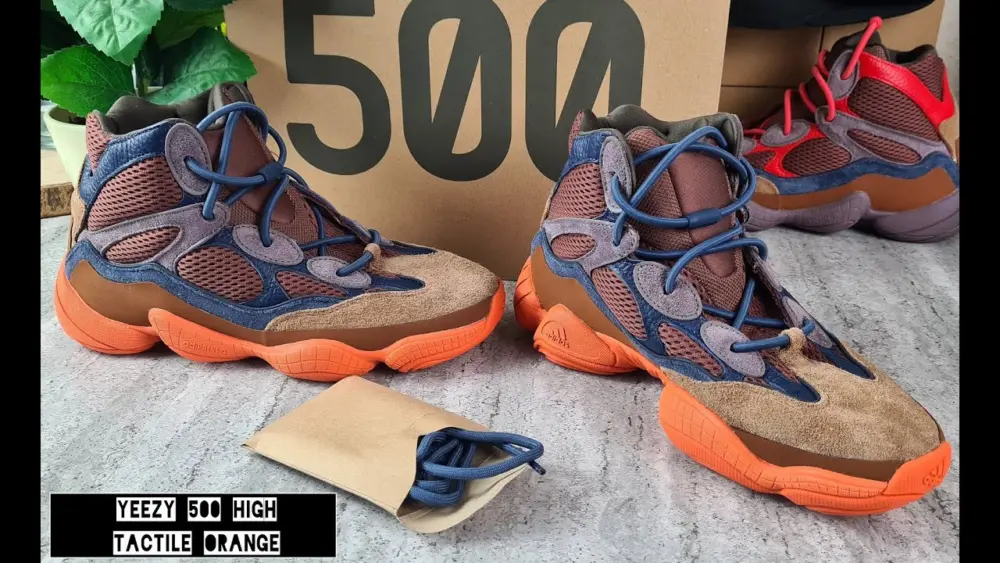 Giày Adidas Yeezy 500 High 'Tactical Orange' GW2873 - Ảnh 3
