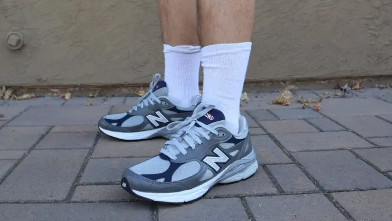 Giày New Balance 990v3 ‘Leather Grey’ M990GJ3 - Ảnh 5