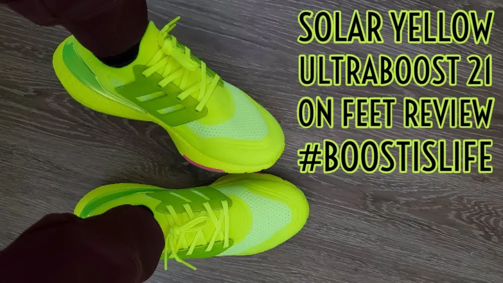 Giày Adidas UltraBoost 21 'Solar Yellow' FY0848 - Ảnh 4
