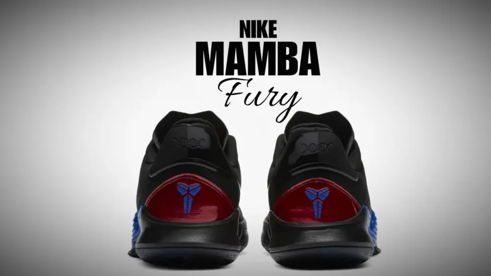 Alternative view of Giày Nike Mamba Fury 'Black Racer Blue' CK2087-004
