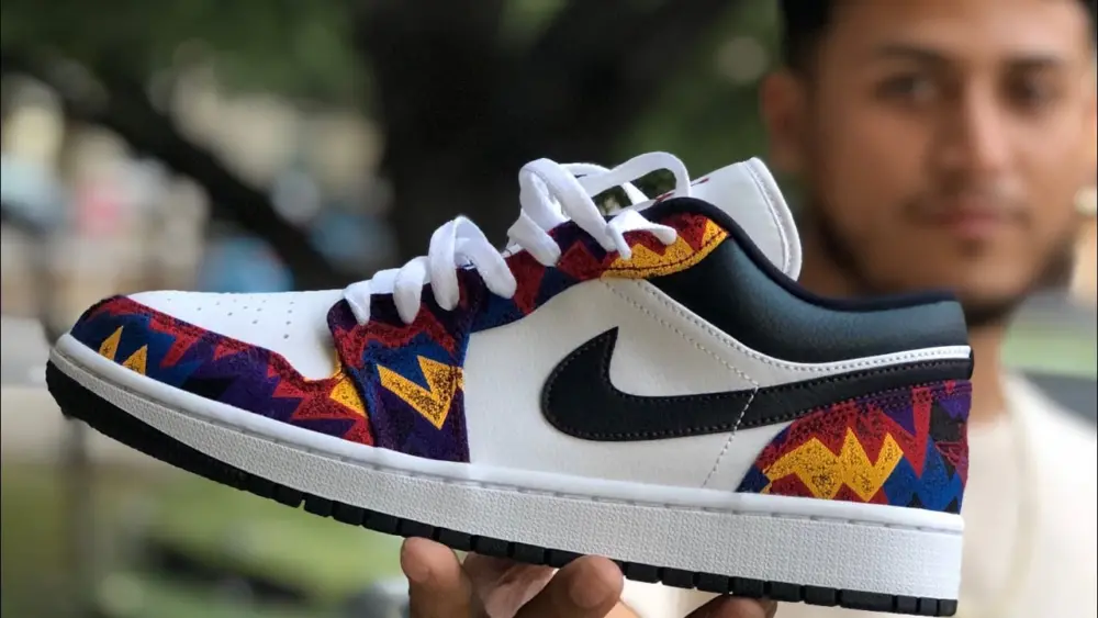 Giày Nike Air Jordan 1 Low SE GS 'Nothing But Net' CZ8657-100 - Ảnh 8