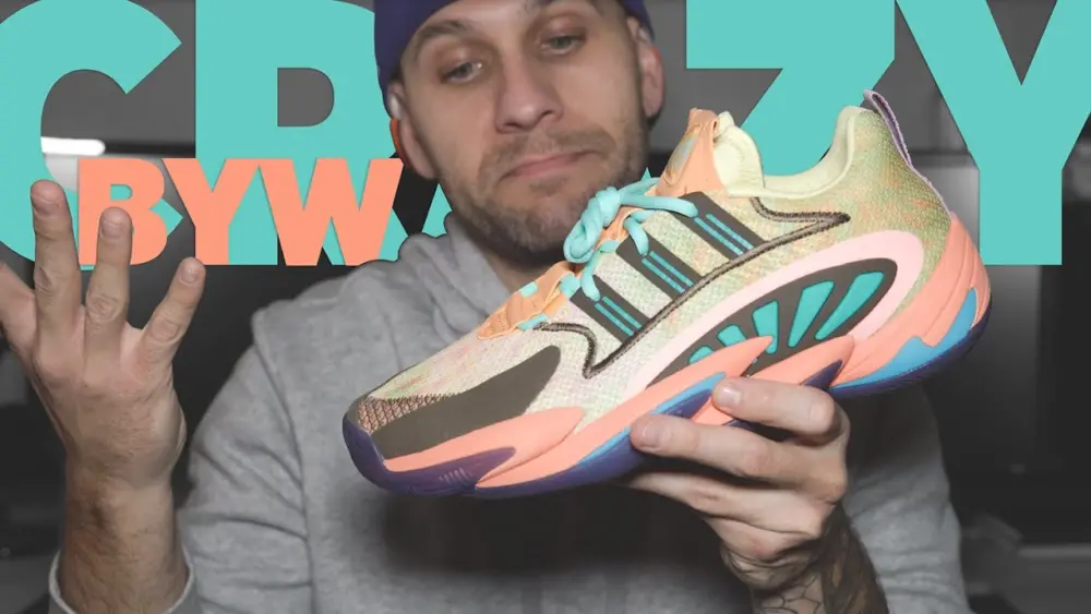 Giày Adidas Pharrell Williams x Crazy BYW 2.0 'Chalk Coral' FU7369 - Ảnh 4