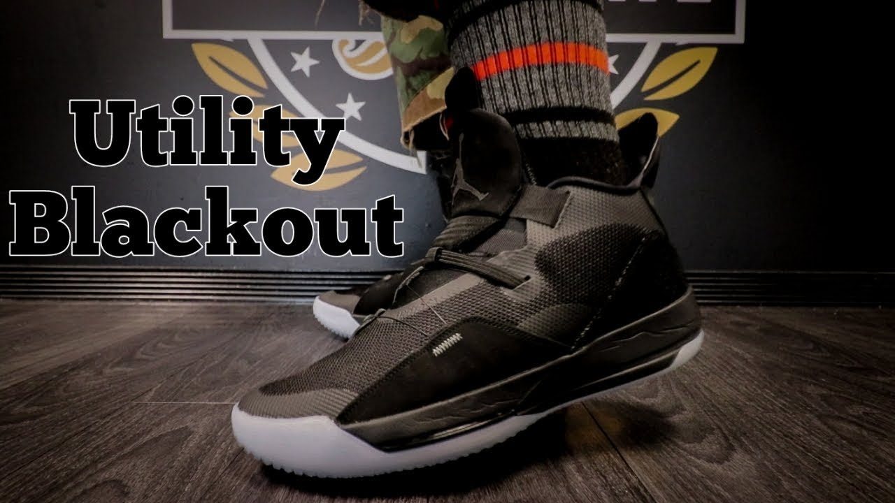 Giày Nike Air Jordan 33 "Utility Blackout" AQ8830-002 - Ảnh 5