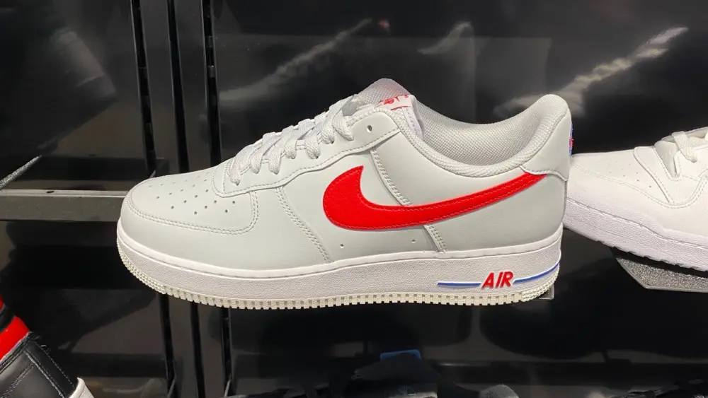 Giày Nike Air Force 1 USA 'White Red' DX2660-001 - Ảnh 6