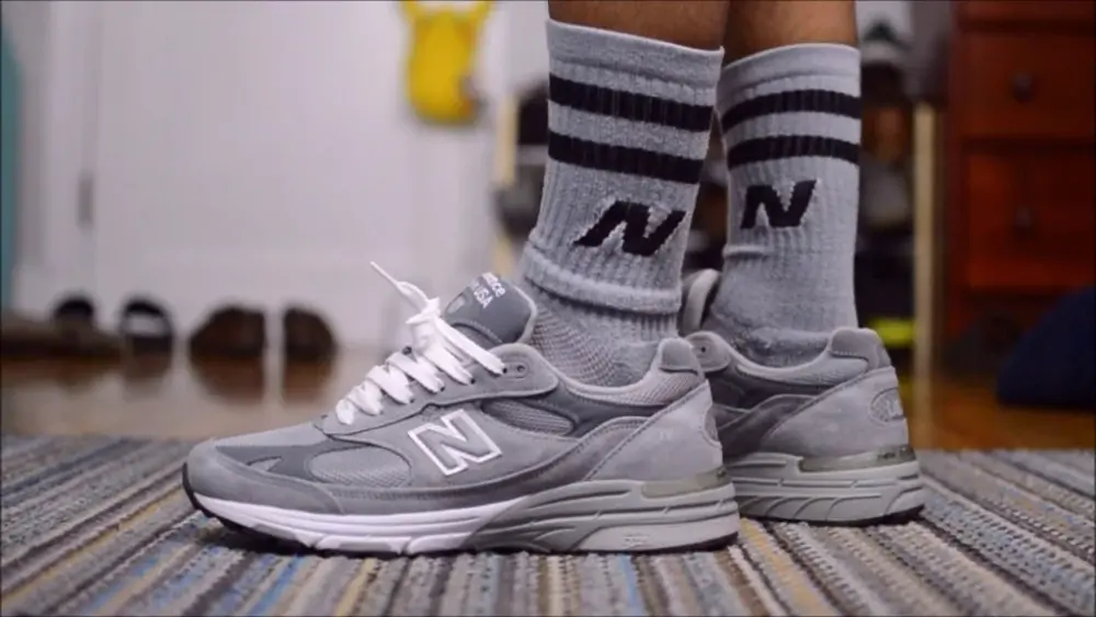 Giày New Balance 993 Made in USA 'Grey White' MR993GL - Ảnh 4