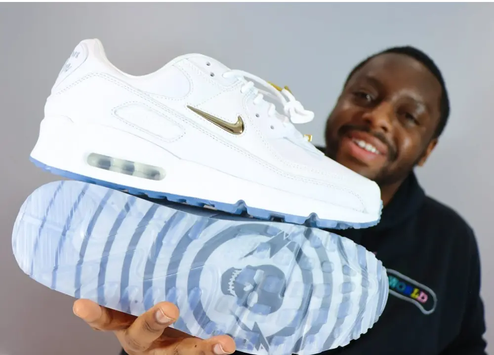 Giày Nike Air Max 90 NRG 'Pirate Radio White' CW4070-100 - Ảnh 3