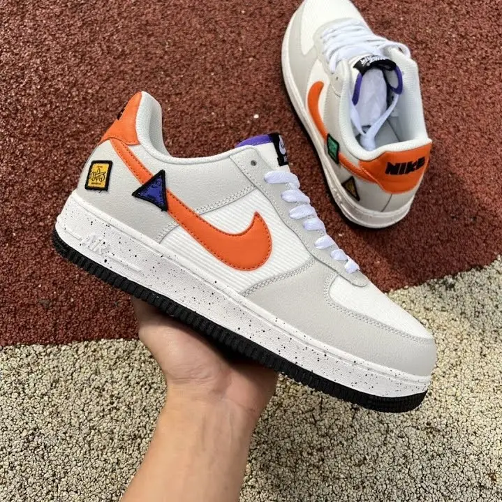Giày Nike Air Force 1 Low 'Light Bone Sail - Starfish Orange' DO4657-081 - Ảnh 4