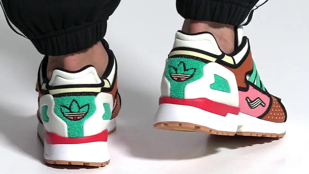 Giày Adidas The Simpsons x ZX 10000 'A-ZX Series - Krusty Burger' H05783 - Ảnh 3