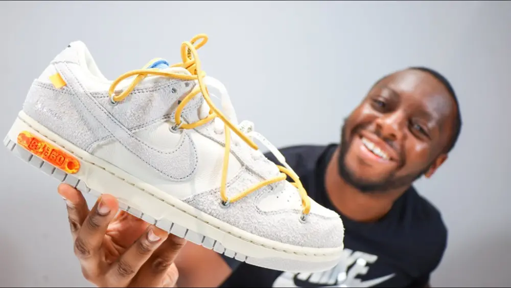 Giày Nike Off-White x Dunk Low 'Lot 34 of 50' DJ0950-102 - Ảnh 4