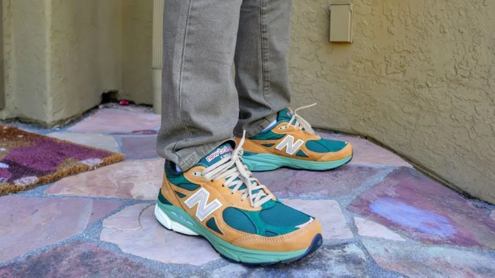 Giày Nike Teddy Santis x 990v3 Made in USA 'Tan Green' M990WG3 - Ảnh 4