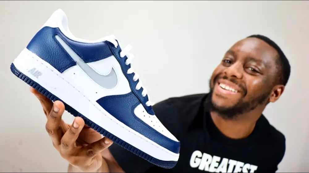 Giày Nike Air Force 1 Low 'White Navy Grey' DV3501-400 - Ảnh 4