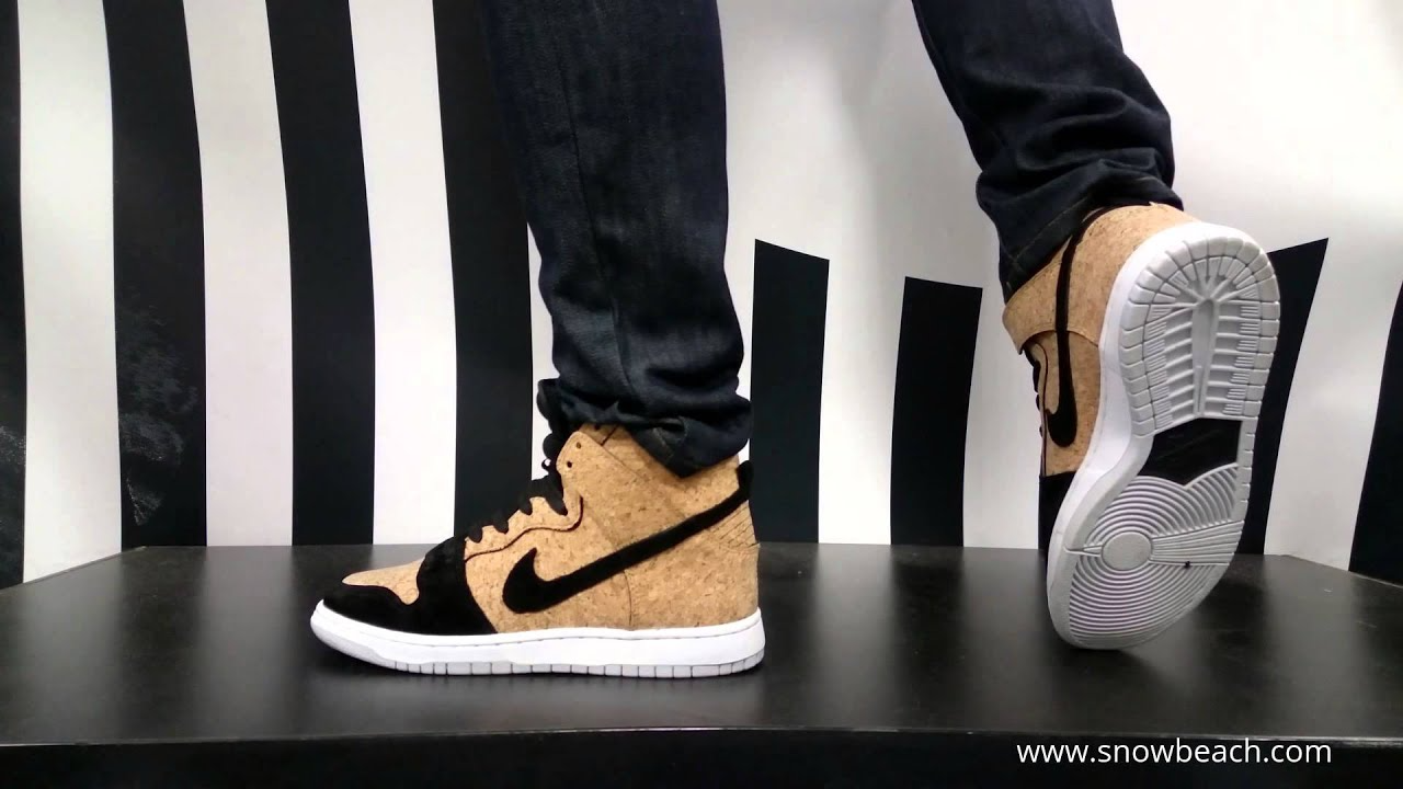 Giày Nike SB Dunk High Premium SB 'Cork' 313171-026 - Ảnh 4