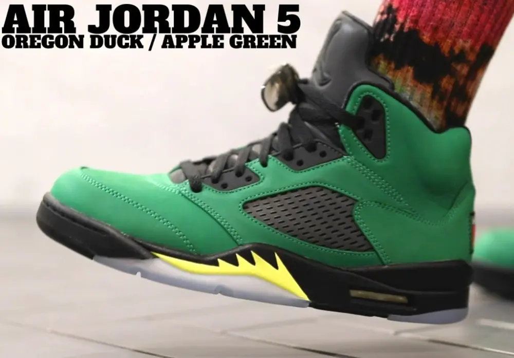 Giày Nike Air Jordan 5 'Oregon Ducks' H013-MNJDLS-535 - Ảnh 8