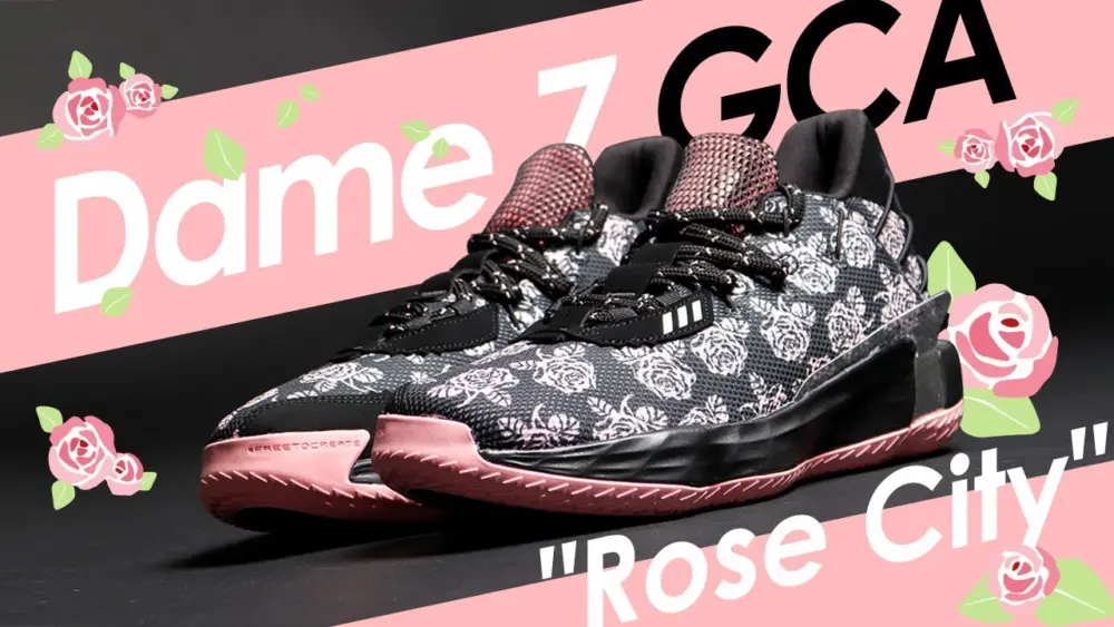 Alternative view of Giày Adidas Dame 7 'Rose City' FZ1092