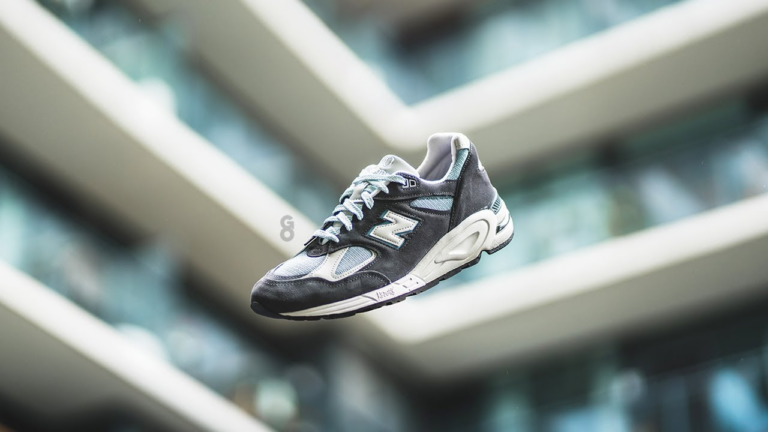 Giày New Balance 990v2 ‘Kith Steel Blue’ M990KT2 - Ảnh 6