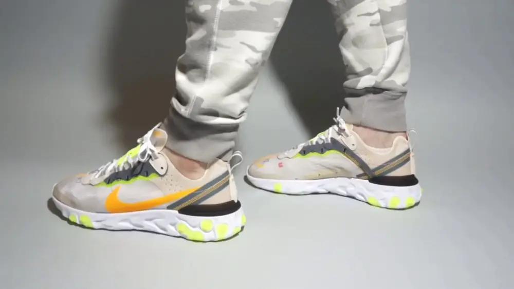 Alternative view of Giày Nike React Element 87 'Light Orewood' AQ1090-101