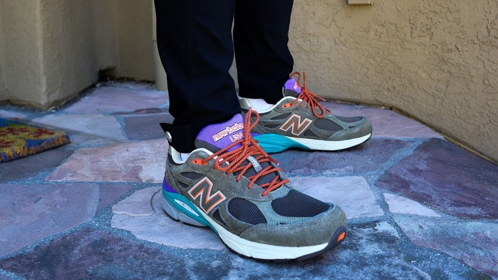 Giày New Balance 990v3 Trailblazers 'Moss Purple' M990SO3 - Ảnh 4