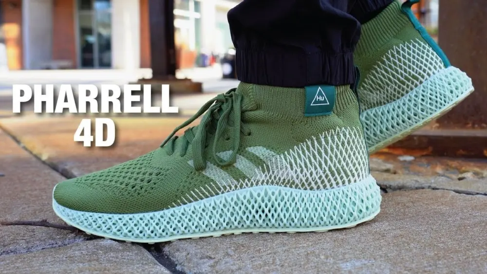 Giày Adidas Pharrell Williams x 4D Runner 'Olive' FV6334 - Ảnh 6
