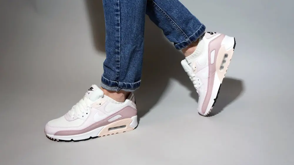 Giày Nike Air Max 90 'White Champagne Light Violet' CV8819-100 - Ảnh 3