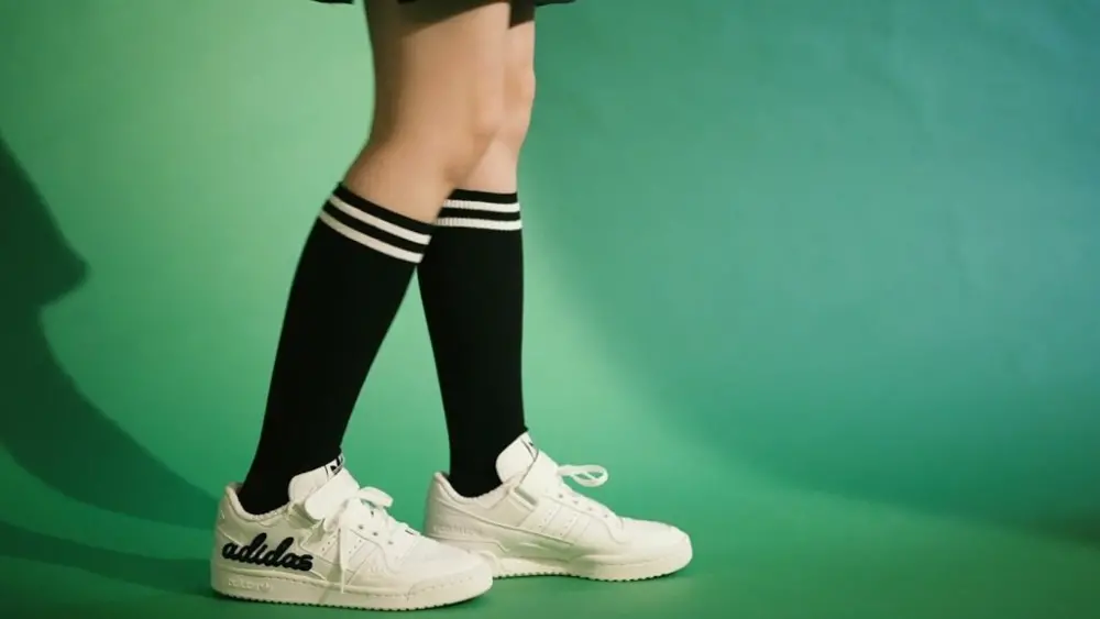 Alternative view of Giày Adidas atmos x Forum Low 'White Black' GZ7014