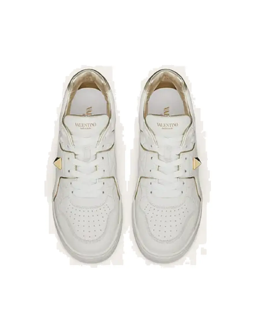 Giày Valentino Garavani One Stud Low-Top Sneaker 'Grey' 1Y2S0E71RUSL71 - Ảnh 3