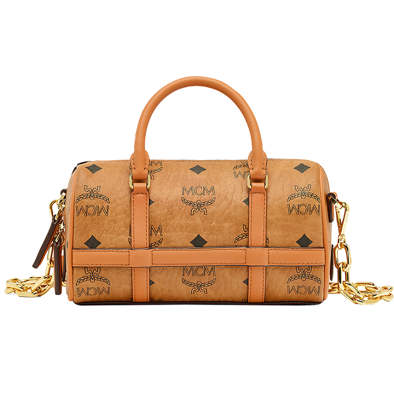 Túi MCM Mini Delmy Boston Bag In Visetos 'Cognac' MWBBAER01CO001