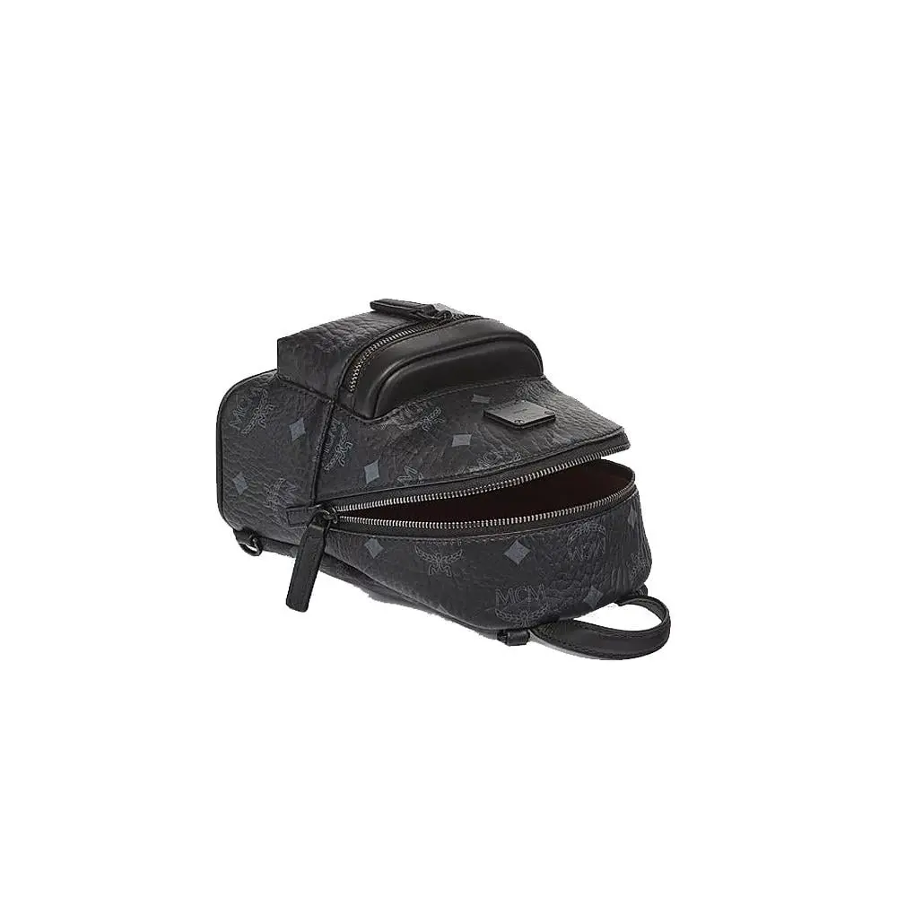 Alternative view of Túi MCM Stark Crossbody in Visetos 'Black' MMRCAVE01BK001