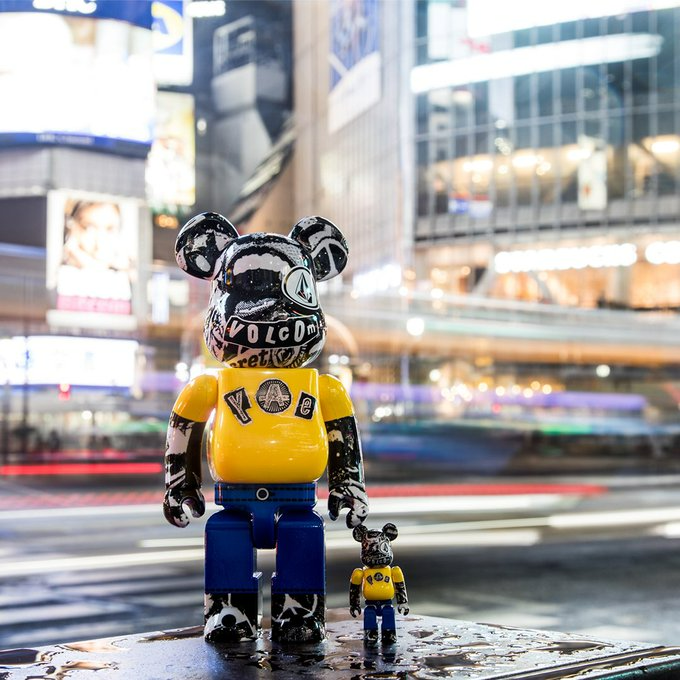 Mô Hình Bearbrick Volcom True To this 30 - Ảnh 3