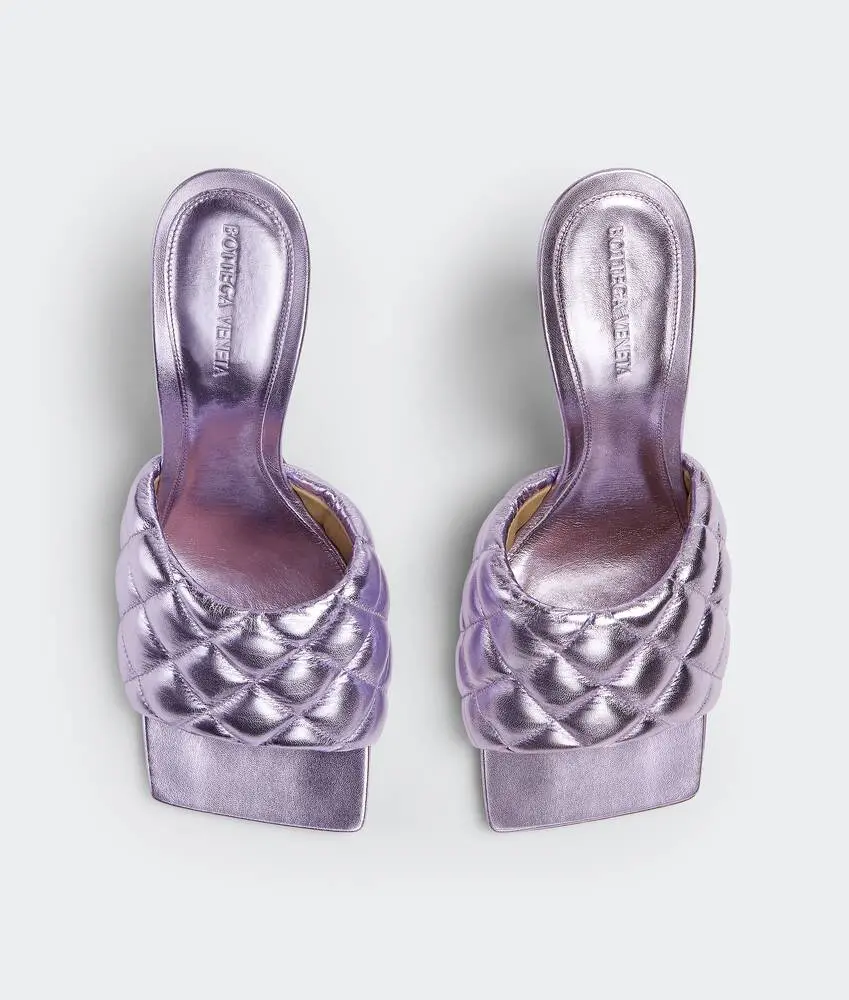 Giày Cao Gót Bottega Veneta Padded Mule 'Wisteria' 592015V27M05119 - Ảnh 4