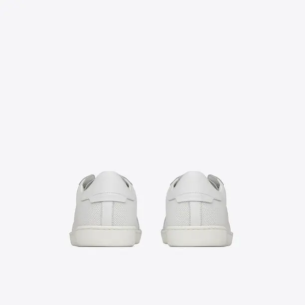 Giày Saint Laurent Court Classic SL10 Perforated White 6032231JZ109030 - Ảnh 3