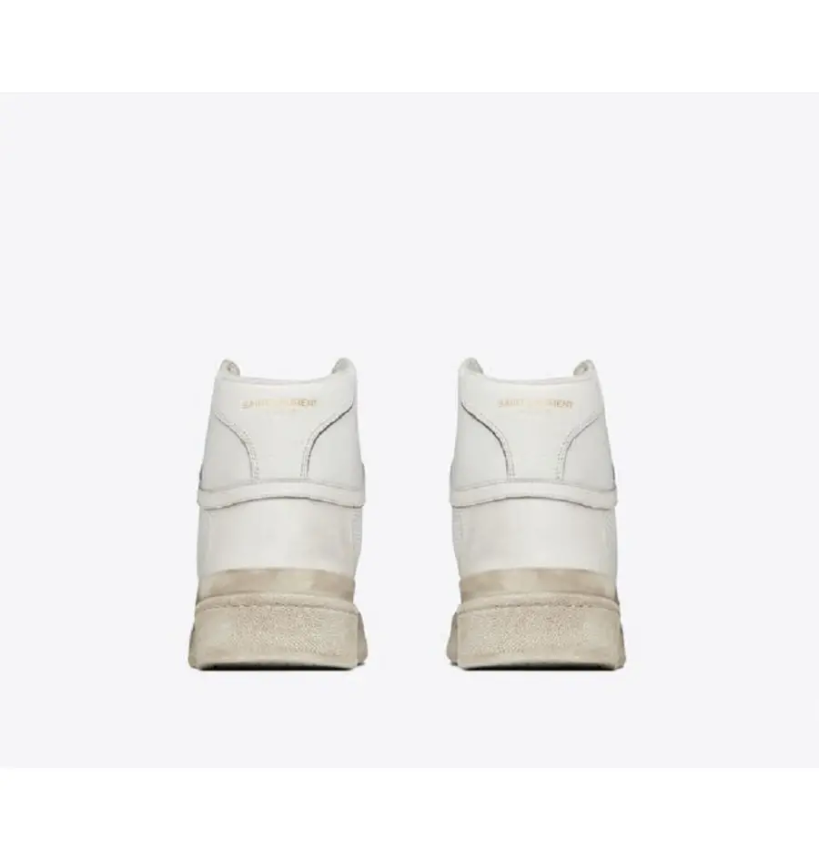 Alternative view of Giày Saint Laurent SL24 Mid-top 'White' 61061904LB09030