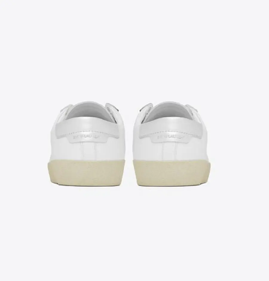 Giày Saint Laurent Wmns Court Classic SL/06 'Optic White Argent' 61127500NA09085 - Ảnh 4