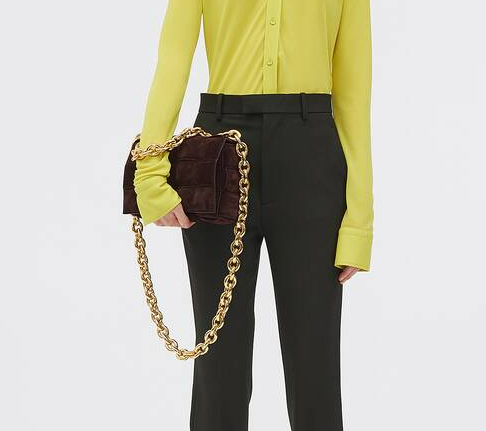 Túi Bottega Veneta Padded Intreccio Suede Cross-body Bag 631421V04N02132 - Ảnh 3