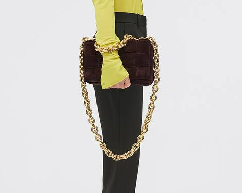 Túi Bottega Veneta Padded Intreccio Suede Cross-body Bag 631421V04N02132 - Ảnh 2