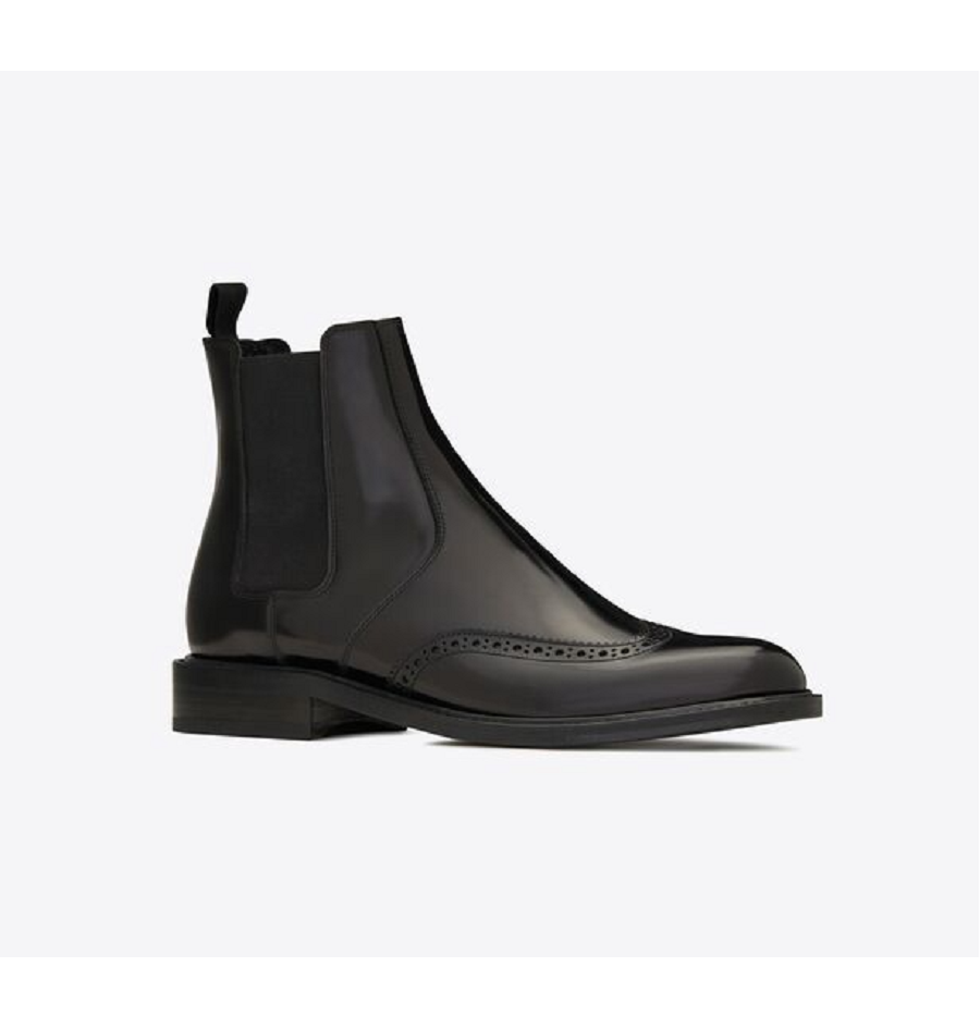 Giày Saint Laurent Army Chelsea Boots in Smooth Leather 'Black' 6323691Y0001000 - Ảnh 2